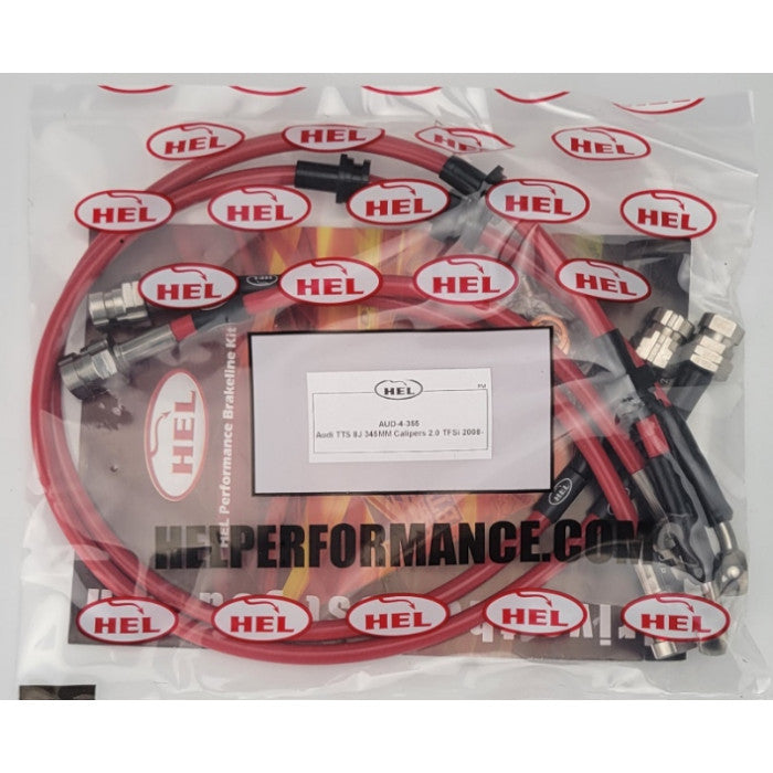 HEL Performance CL-AUD-4-355 Brake Lines Stainless Steel Braided