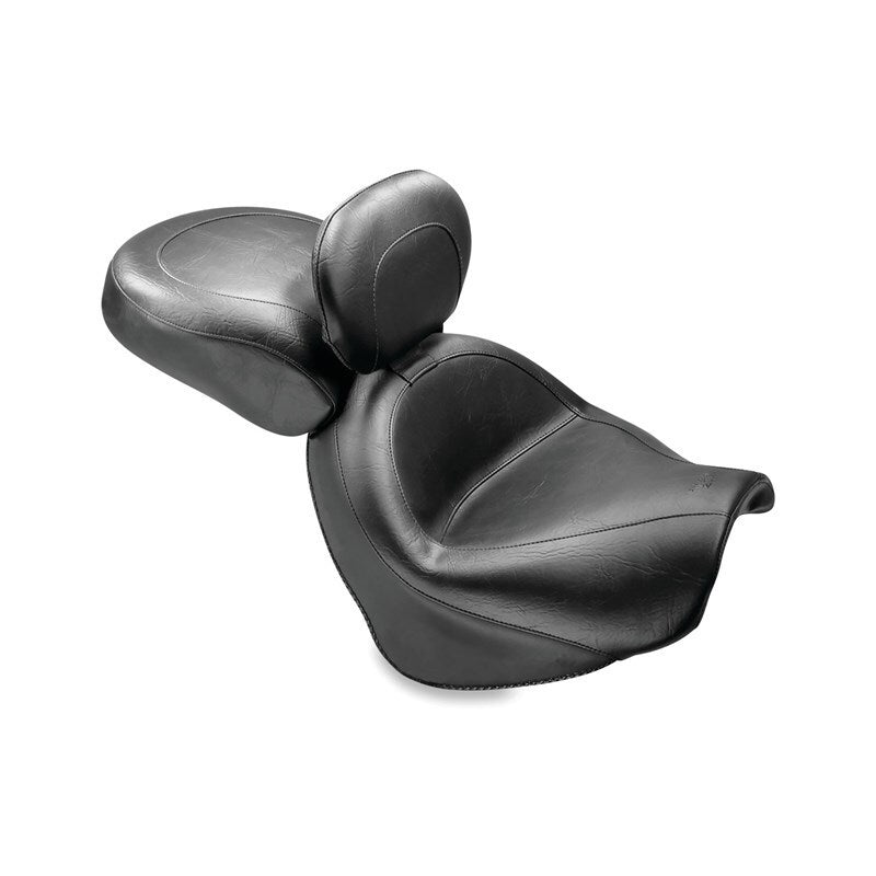Mustang Motorcycle Mustang 05-08 Suzuki Blvd C50,05-08 Blvd C50T,01-04 VL800 Volusia Std Touring 2PC Seat - Black