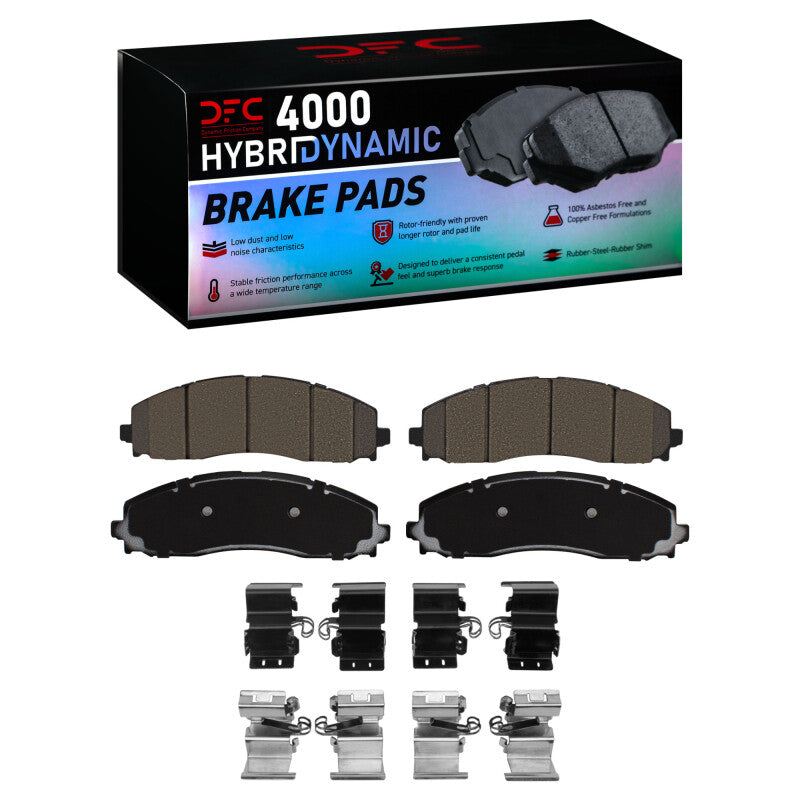 DFC 11-25 Ford F-350 Super Duty 4WD Rear 4000 HybriDynamic Brake Pads and Hardware Kit
