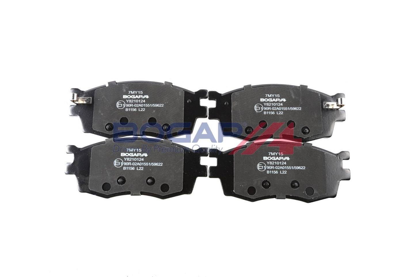 BOGAP Y8210124 Brake Pad Set, Disc Brake