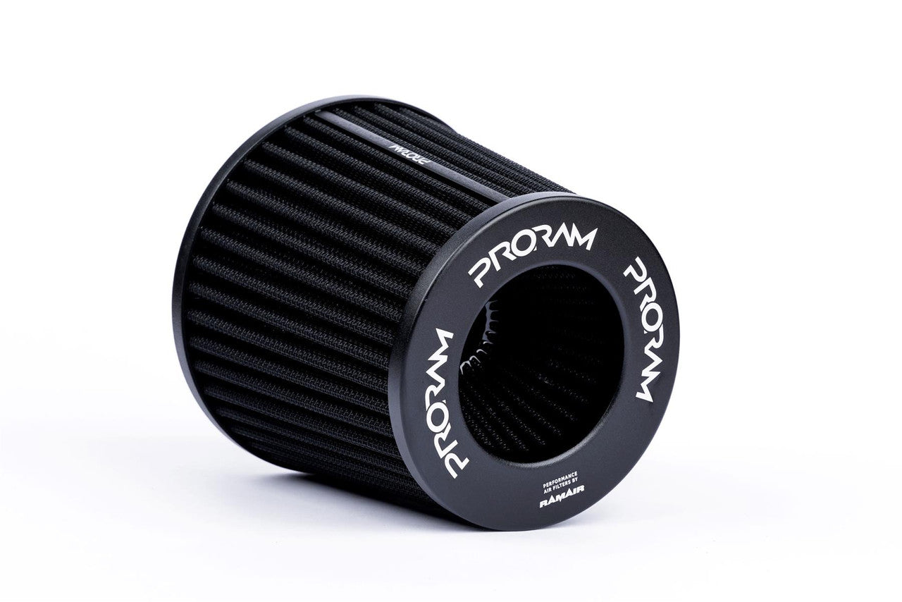 Ramair PJ-150-63-BK-KIT Universal Pleated Multi Fit Cone Air Filter + Silicone - 63mm OD
