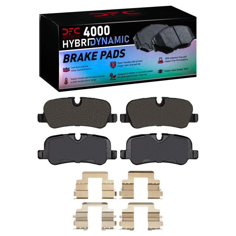 DFC 10-13 Land Rover Range Rover Sport Rear 4000 HybriDynamic Brake Pads and Hardware Kit