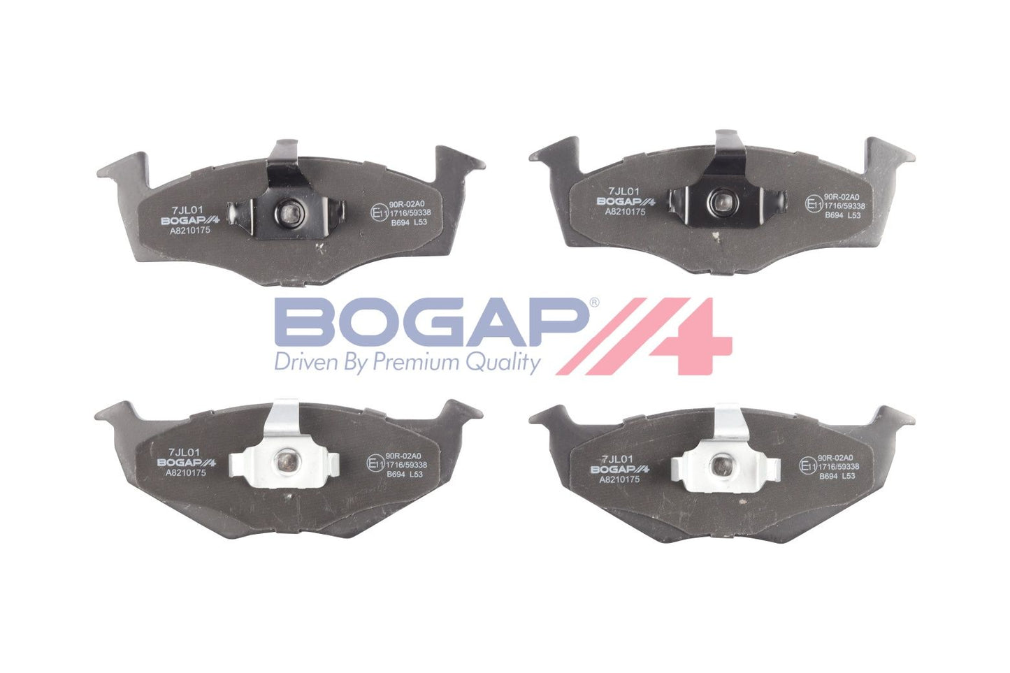 BOGAP A8210175 Brake Pad Set, Disc Brake