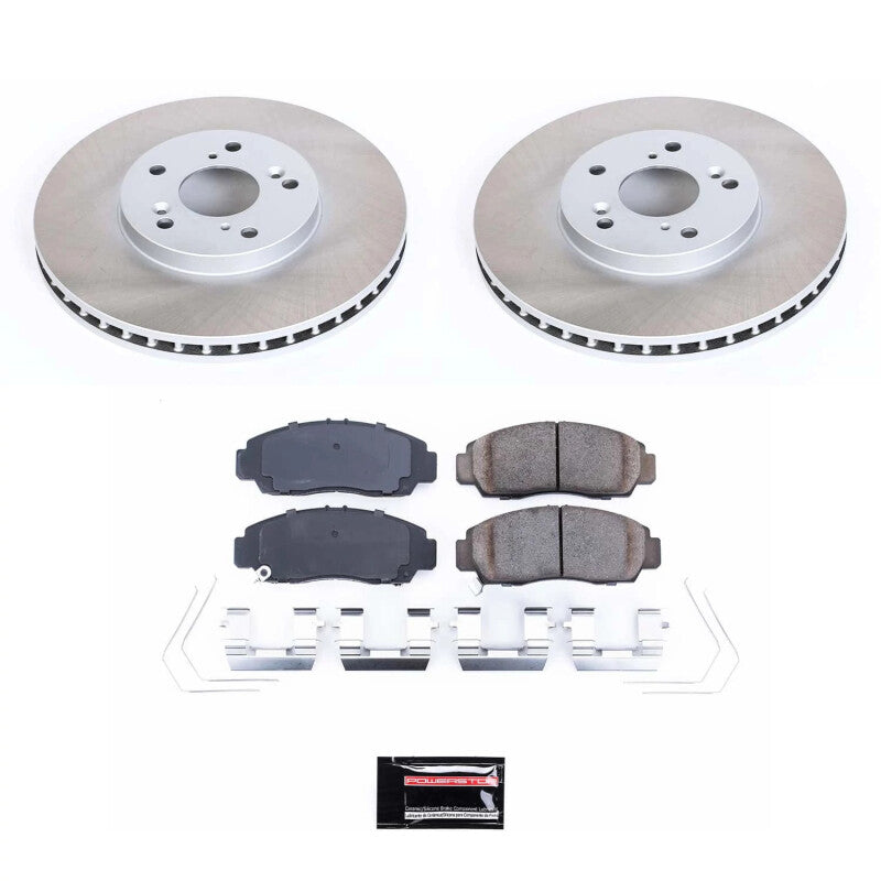 PowerStop Power Stop 11-12 Honda Accord Front Semi-Coated Rotor Kit