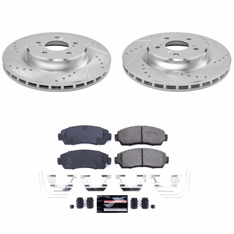 PowerStop Power Stop 21-25 Acura TLX Front Z23 Evolution Brake Kit