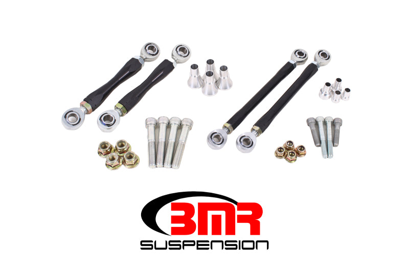 BMR Suspension BMR 08-17 Challenger Front and Rear Sway Bar End Link Kit - Black