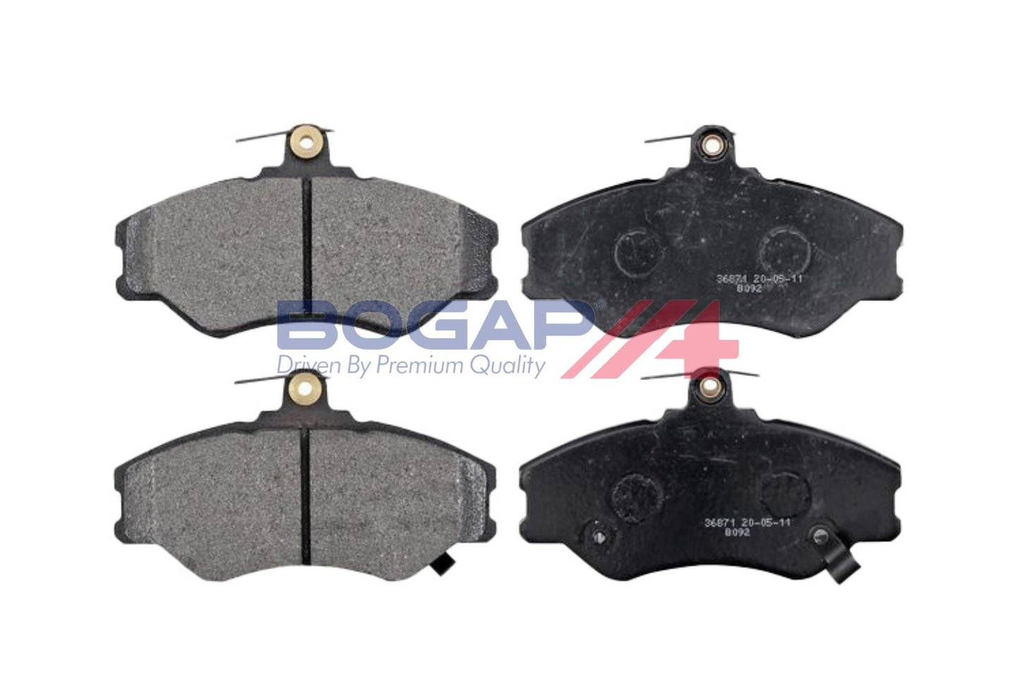 BOGAP Y8210212 Brake Pad Set, Disc Brake | ML Performance Car Parts