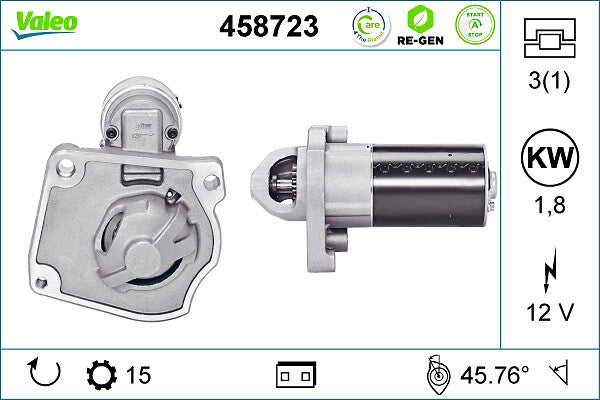VALEO VAL458723 Starter