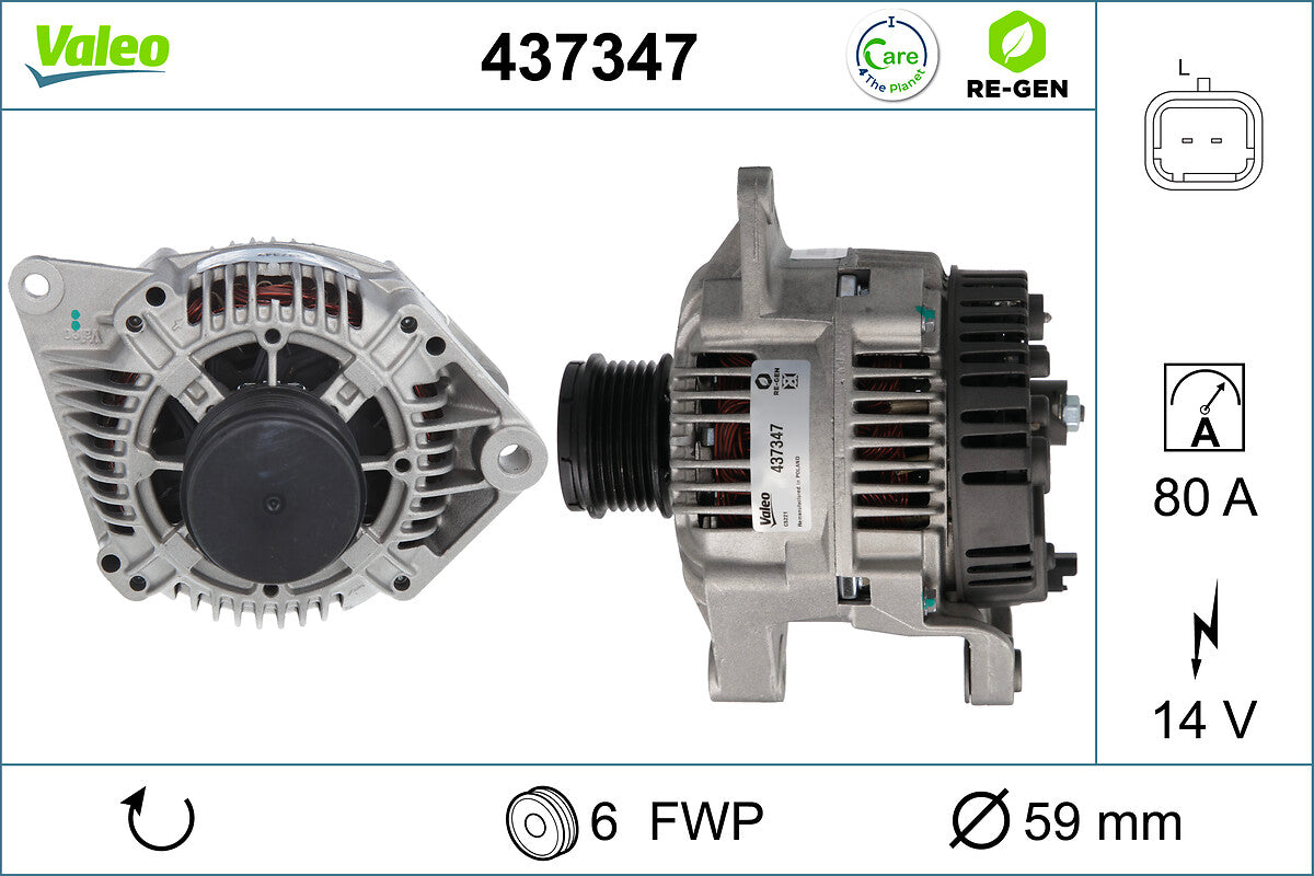VALEO VAL437347 Alternator