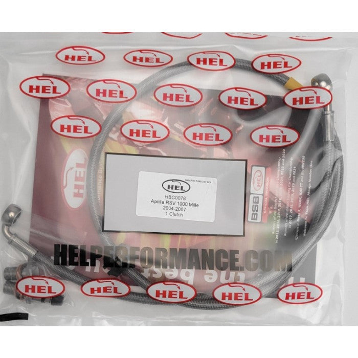 HEL Performance CL-HBC0078 Stainless Steel Braided Clutch Line (Flexible Hose Replacement)