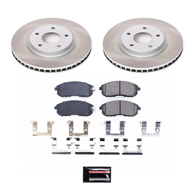 PowerStop Power Stop 07-12 Nissan Sentra Front Semi-Coated Rotor Kit