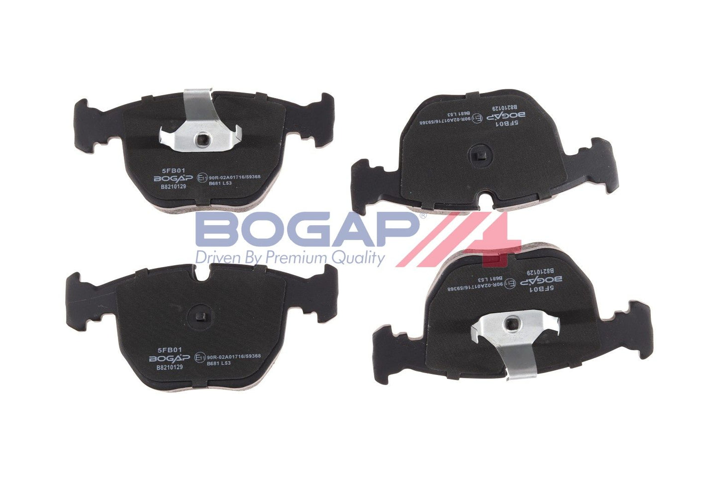 BOGAP B8210129 Brake Pad Set, Disc Brake | ML Performance Car Parts