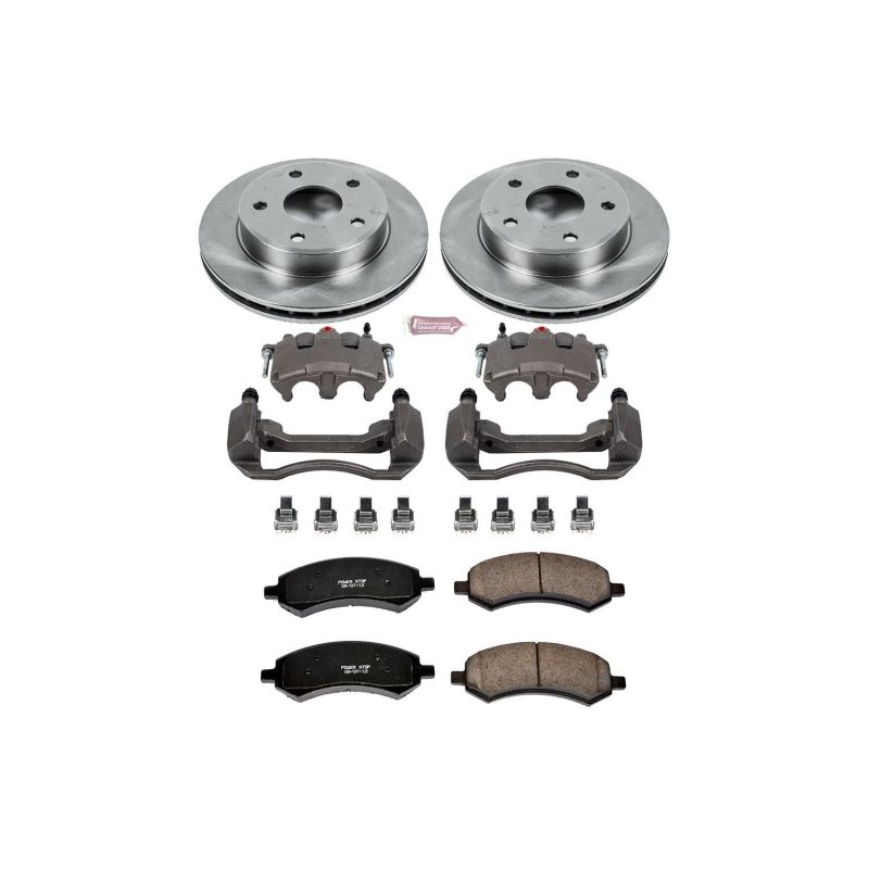 PowerStop Power Stop 06-09 Mitsubishi Raider Front Autospecialty Kit w/Cals
