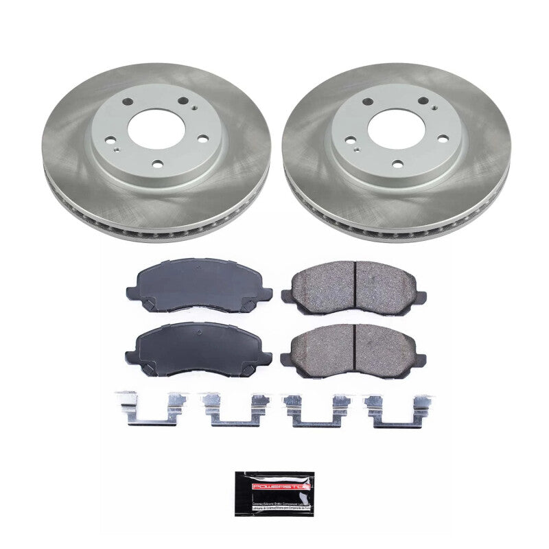 PowerStop Power Stop 03-04 Mitsubishi Outlander Front Semi-Coated Rotor Kit