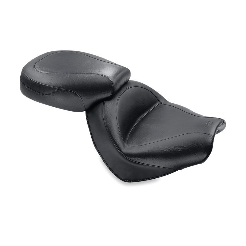 Mustang Motorcycle Mustang 04-09 Honda VTX1300C Wide Touring 2PC Seat - Black