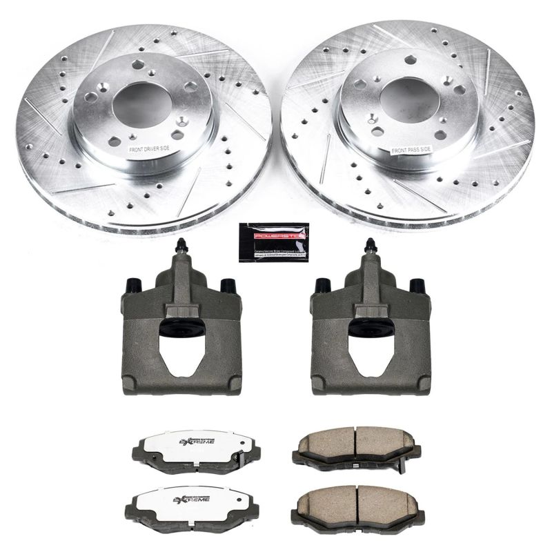 PowerStop Power Stop 14-15 Acura ILX Front Z26 Street Warrior Brake Kit w/Calipers