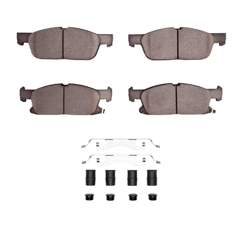 DFC 17-20 Ford Fusion Front 5000 Advanced Ceramic Brake Pads and Hardware Kit