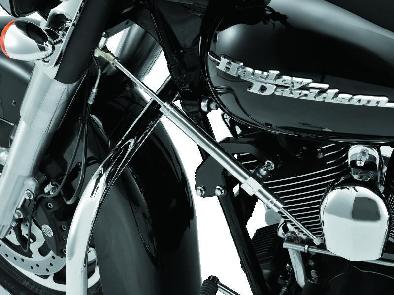 TwinPower Twin Power 00-08 FLH FLT Satin Steering Damper Kit