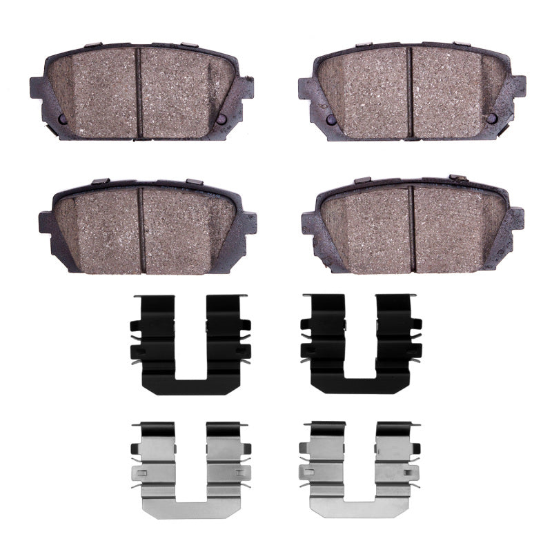 DFC 07-12 Kia Rondo (USA) Rear 5000 Advanced Ceramic Brake Pads and Hardware Kit