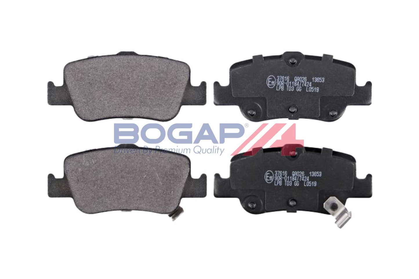 BOGAP T8210112 Brake Pad Set, Disc Brake | ML Performance Car Parts