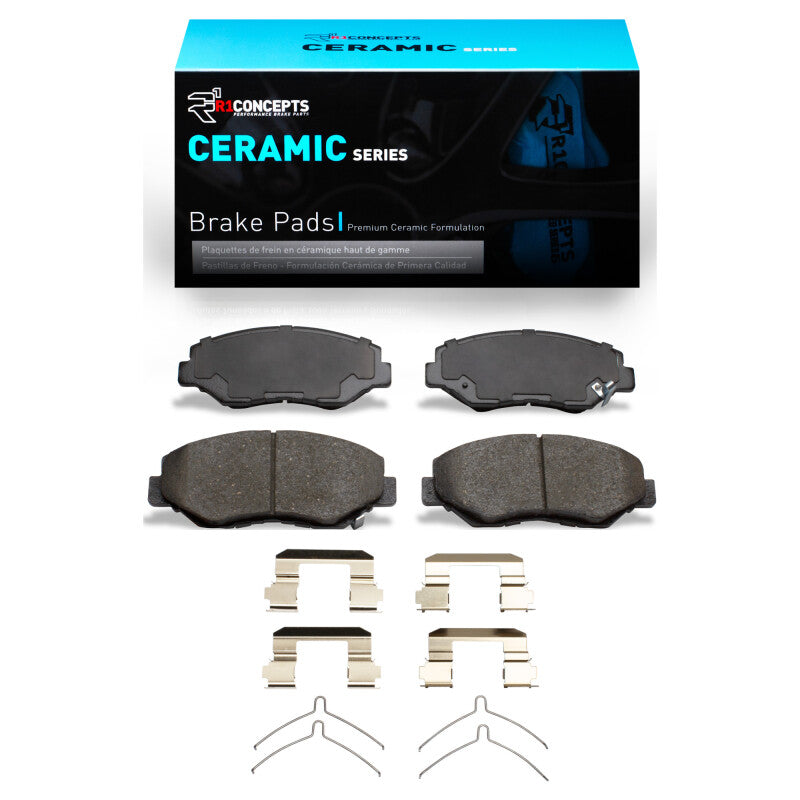 R1 Concepts R1 2003-2008 Honda Pilot Front R1 Ceramic Pads & Hardware Kit