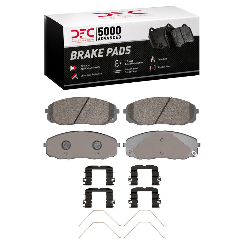 DFC 15-21 Kia Sedona Front 5000 Advanced Ceramic Brake Pads and Hardware Kit