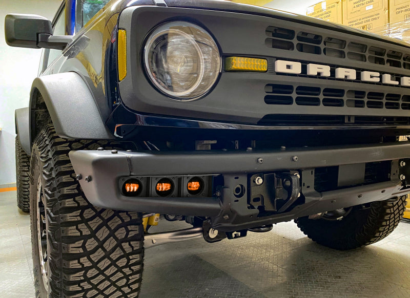 ORACLE Lighting Oracle High 21-22 Ford Bronco Triple LED Fog Light kit for Steel Bumper