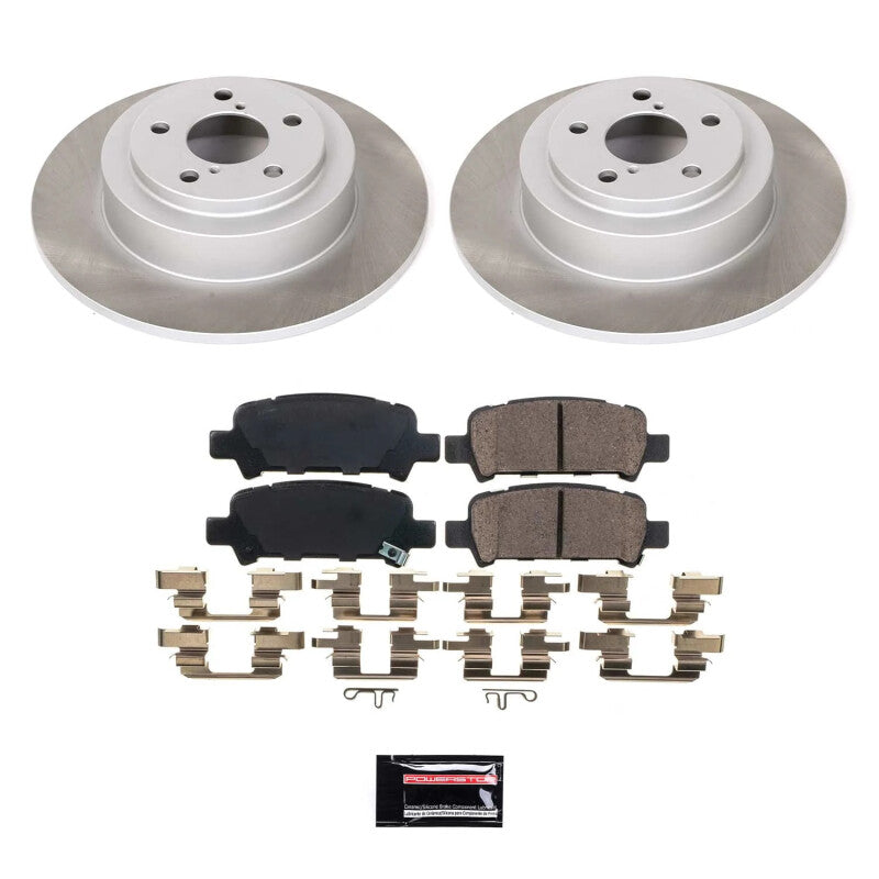 PowerStop Power Stop 00-04 Subaru Outback Rear Semi-Coated Rotor Kit