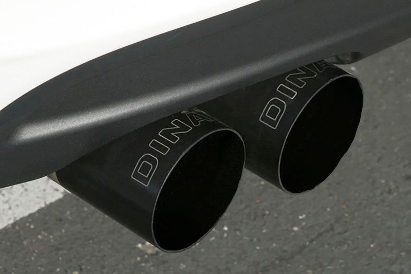 Dinan 08-13 BMW 135i/135is (E82/E88) Free Flow Axleback Exhaust System - Black Tips