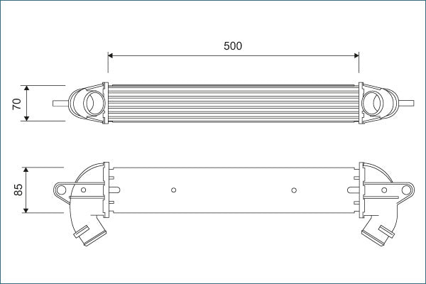 VALEO VAL818711 Charge Air Cooler