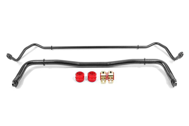 BMR Suspension BMR 08-20 Dodge Challenger Front/Rear Sway Bar Kit w/ Bushings - Black Hammertone