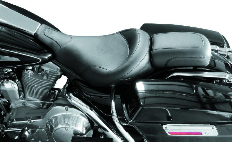 Mustang Motorcycle Mustang 97-07 Harley Electra Glide, Road Glide Harley Standard Touring Solo Seat - Black