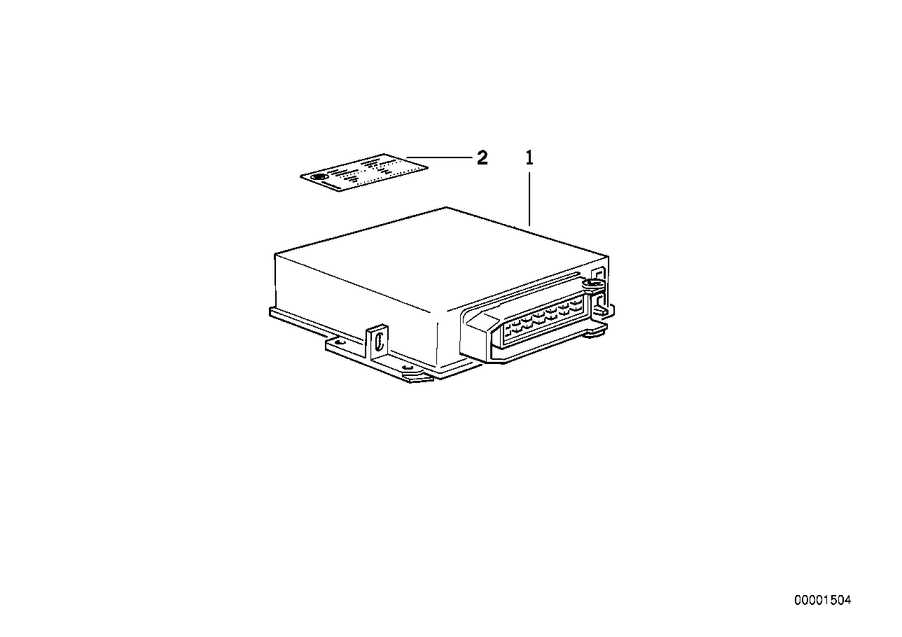 Genuine BMW 12140028574 E36 At-Control Unit Motronic M.1.7 (Inc. 318i & 318is)