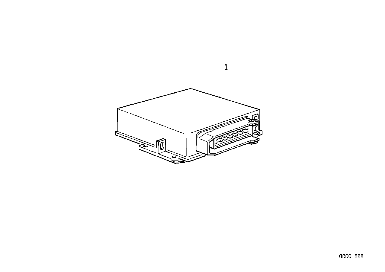 Genuine BMW 13611706452 E30 E28 At-Control Unit L-Jetronic (Inc. 318i & 518i)