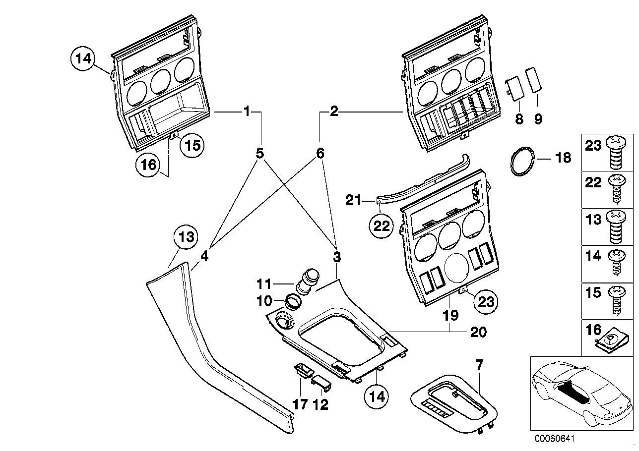 Genuine BMW 51168398787 E36 Trim Panel, Console, Wood Left AHORN (Inc. Z3 2.8, Z3 2.5 & Z3 1.8)
