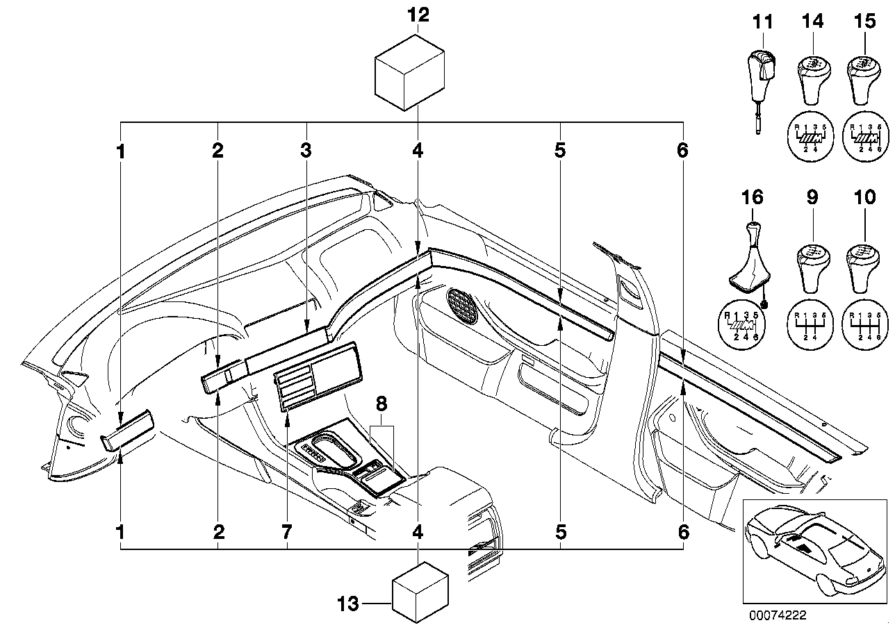 Genuine BMW 51422421360 E39 Wooden Strip, Door Rear Right PAPPEL NATUR (Inc. 525i, 530d & 535i)