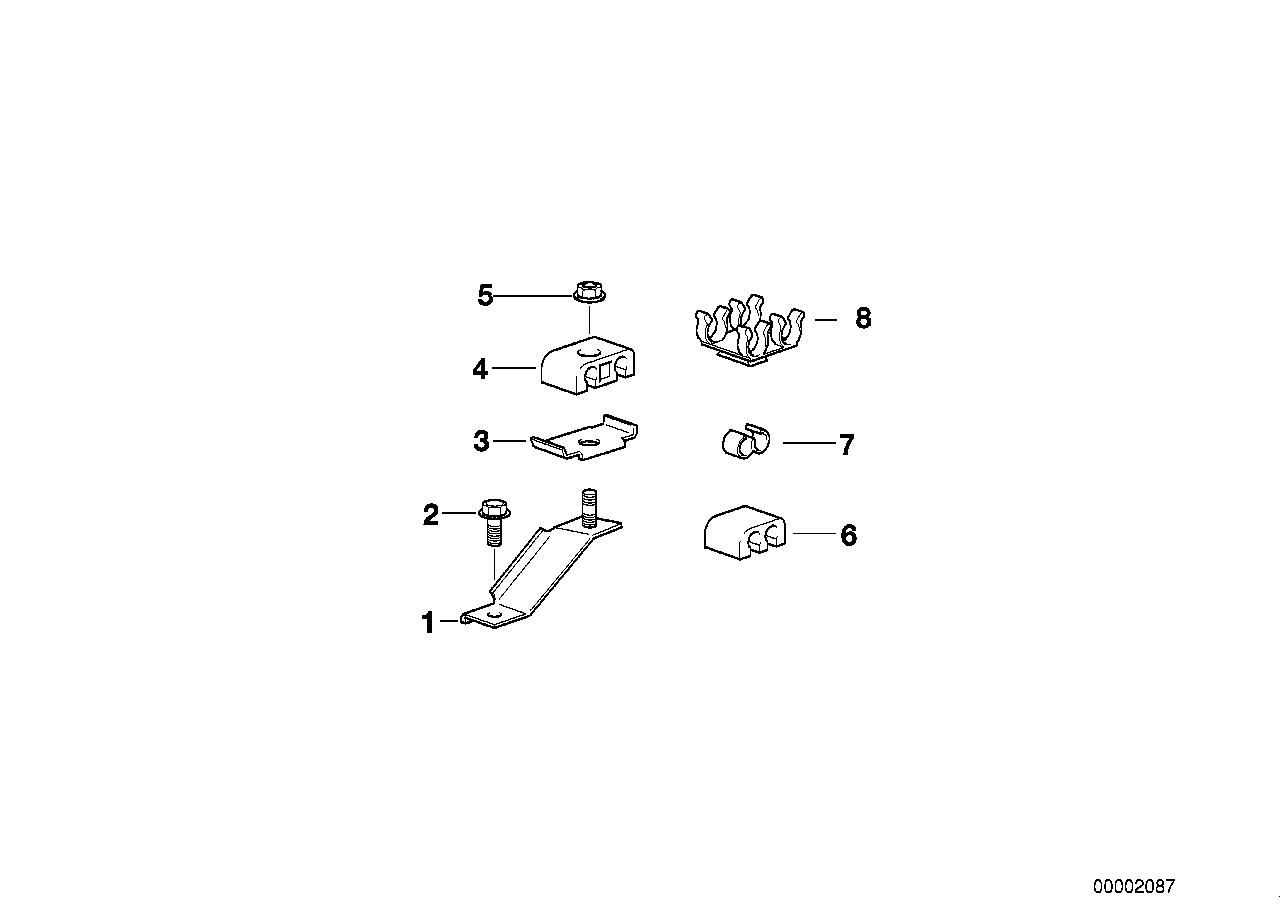 Genuine BMW 13531247440 E36 E34 Bracket (Inc. 316Ci, 316i & 316g)