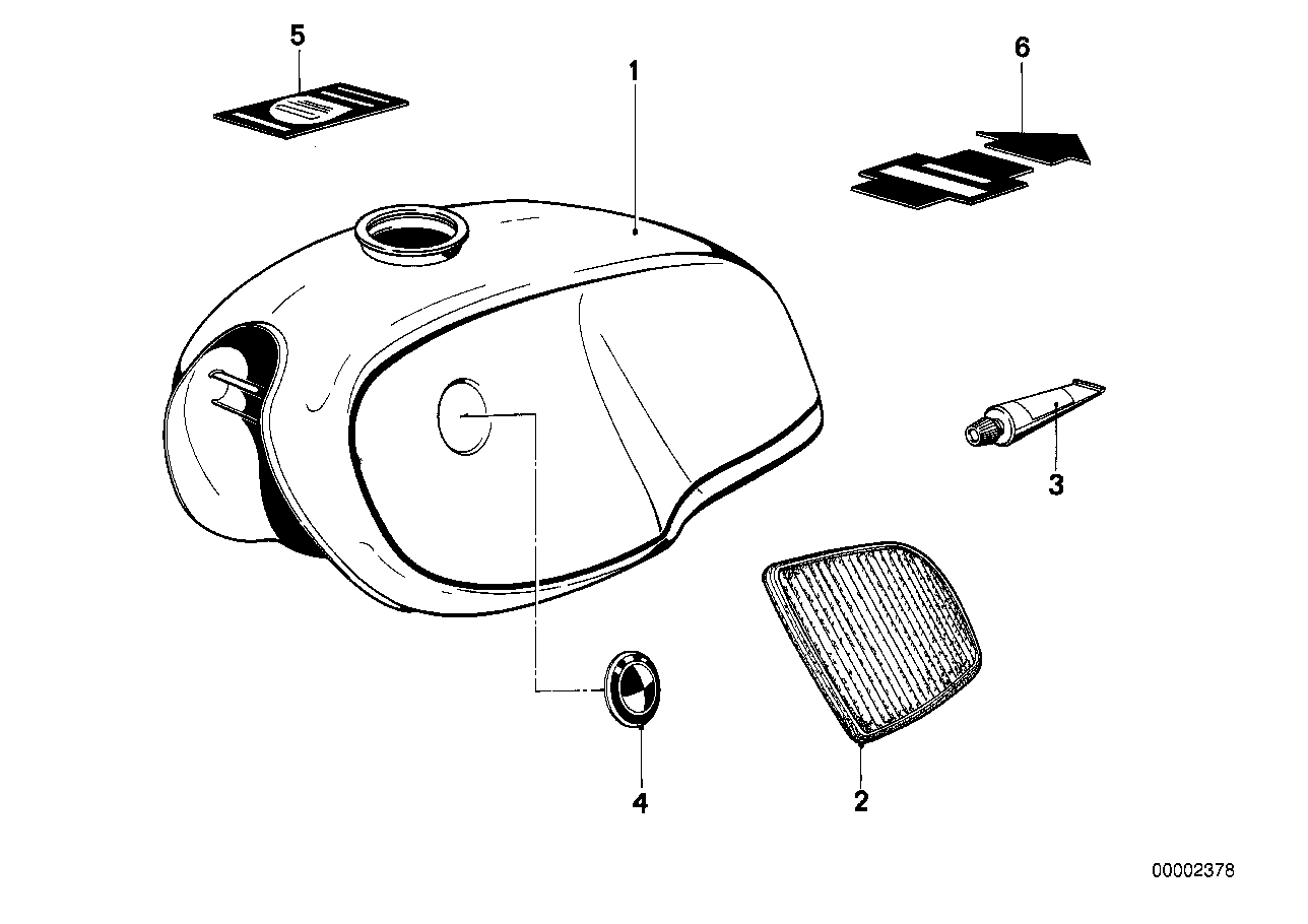 Genuine BMW 16111234047 Knee Padding Left (Inc. R90S, R 75)