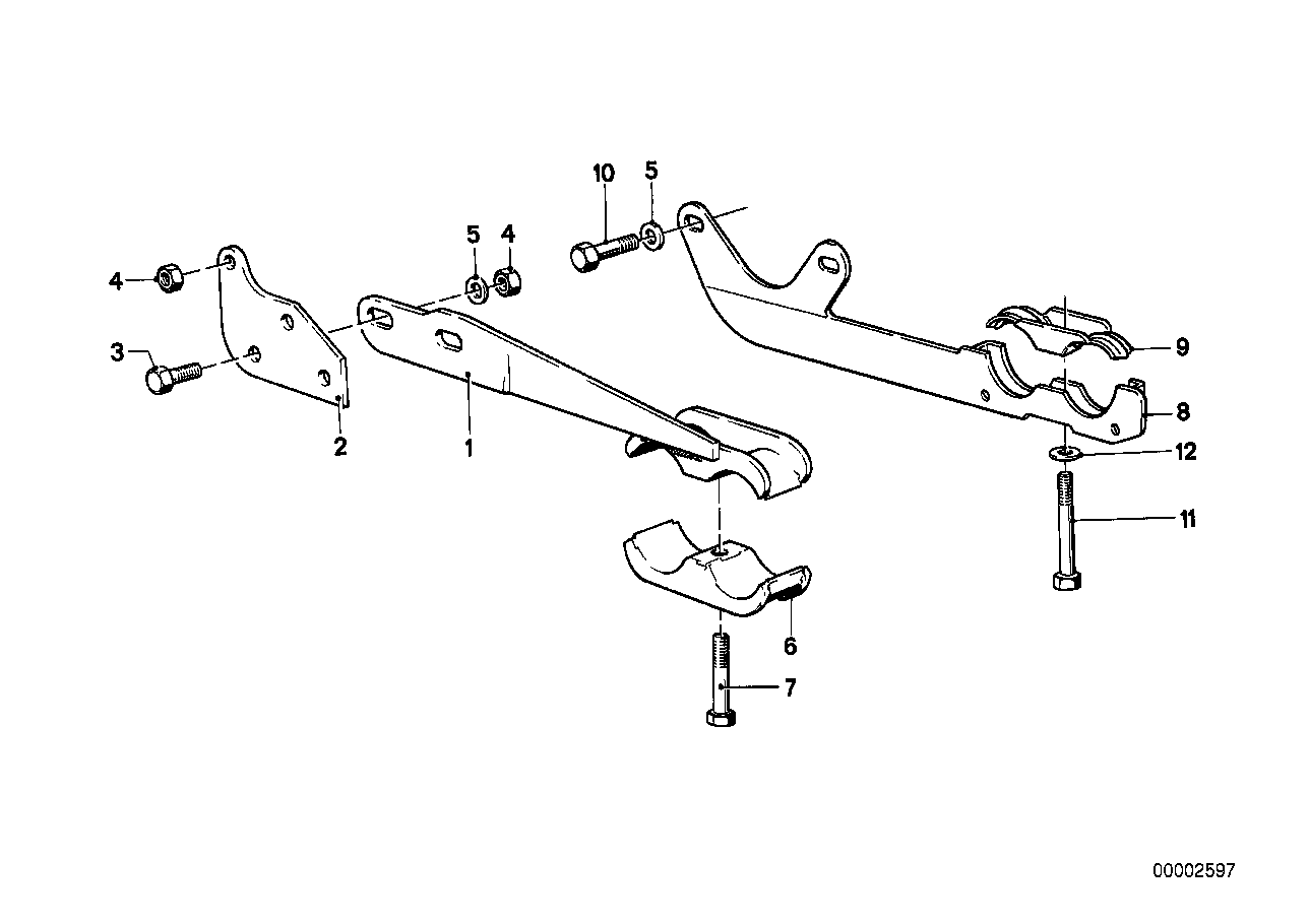 Genuine BMW 18211178248 E28 E24 Exhaust Support (Inc. 628CSi, 528i & M535i)