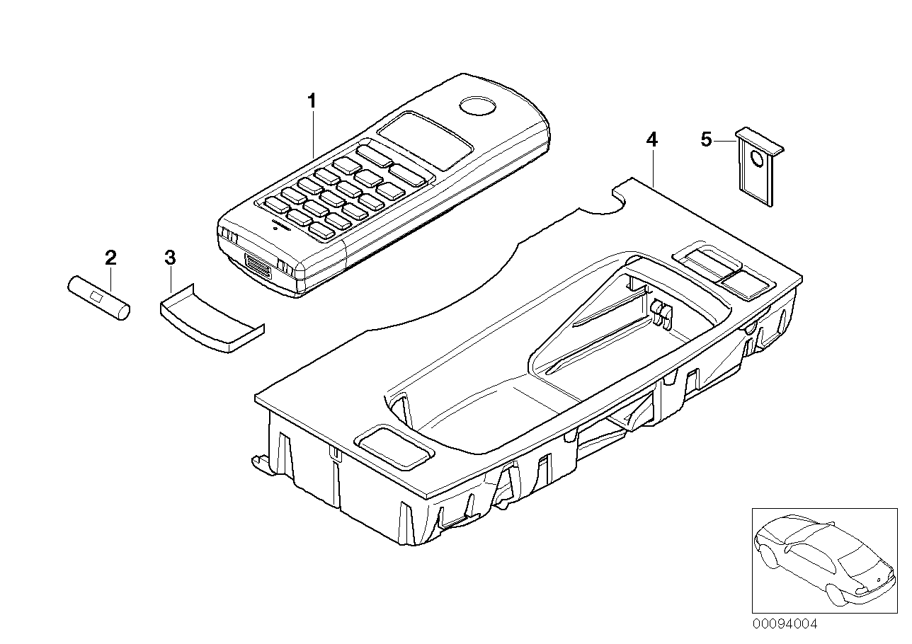 Genuine BMW 84116910571 RR1 Sim Card Holder SIEMENS BIT II (Inc. 740i, 730Li & 750Li)