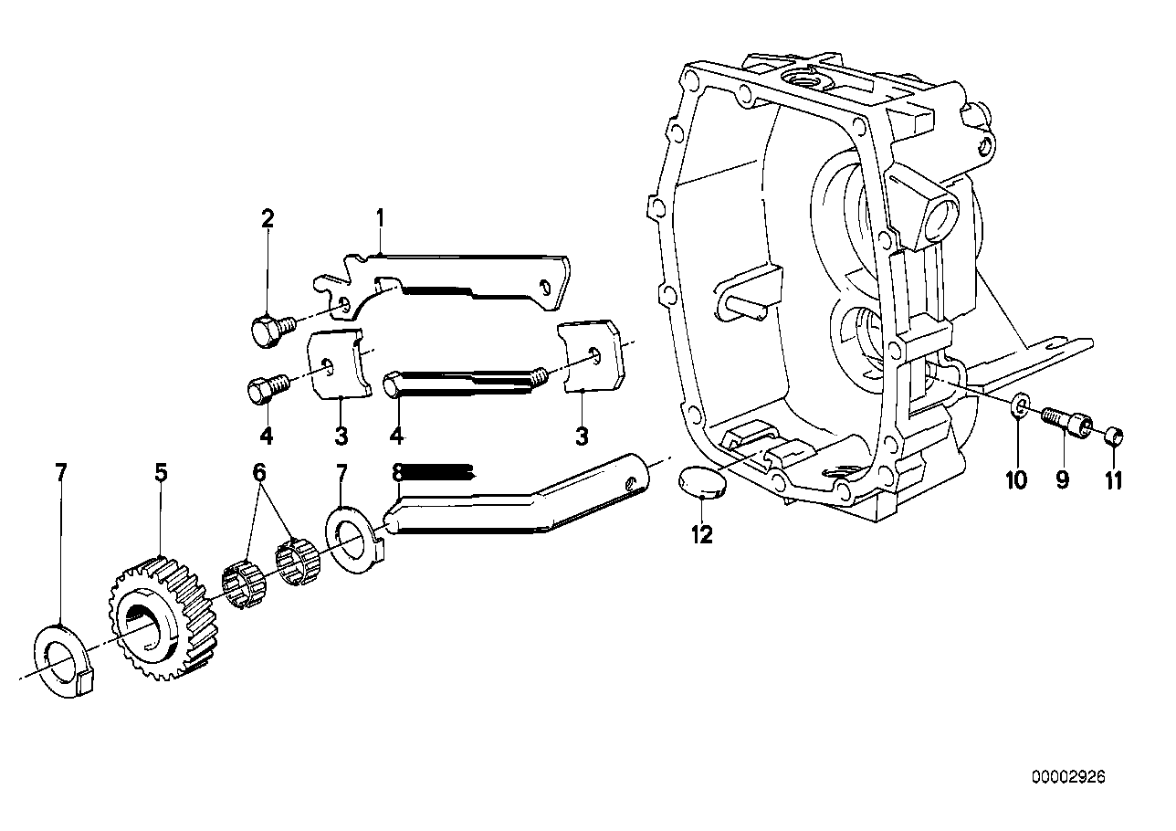 Genuine BMW 23221224565 E34 E28 E30 Needle Cage 20X26X13 (Inc. 316, 520i & 320i)