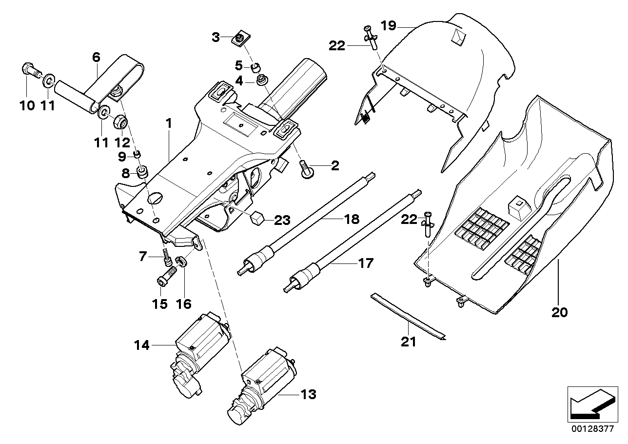 Genuine BMW 32312698377 E39 Trim Panel Upper Part (Inc. M5)