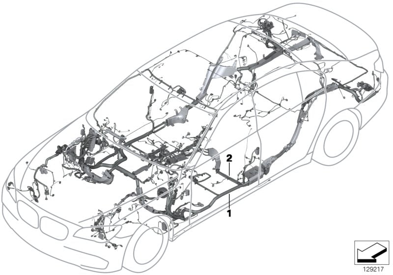 Genuine BMW 61118417609 Main Wiring Harness M6 GT3 (Inc. M6 GT3)