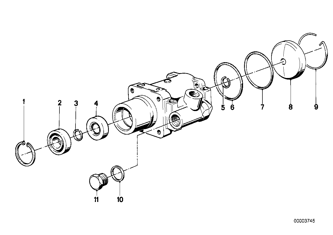 Genuine BMW 32411125519 E21 E23 E12 Shaft Seal (Inc. 633CSi, 520 & 728iS)