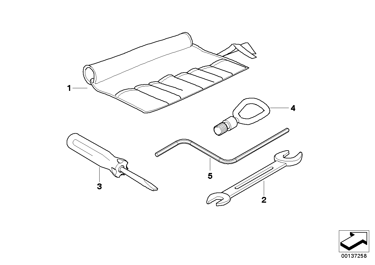 Genuine BMW 71111182747 E87 Open End Spanner 41548 (Inc. 325d, X5 25d & 320si)