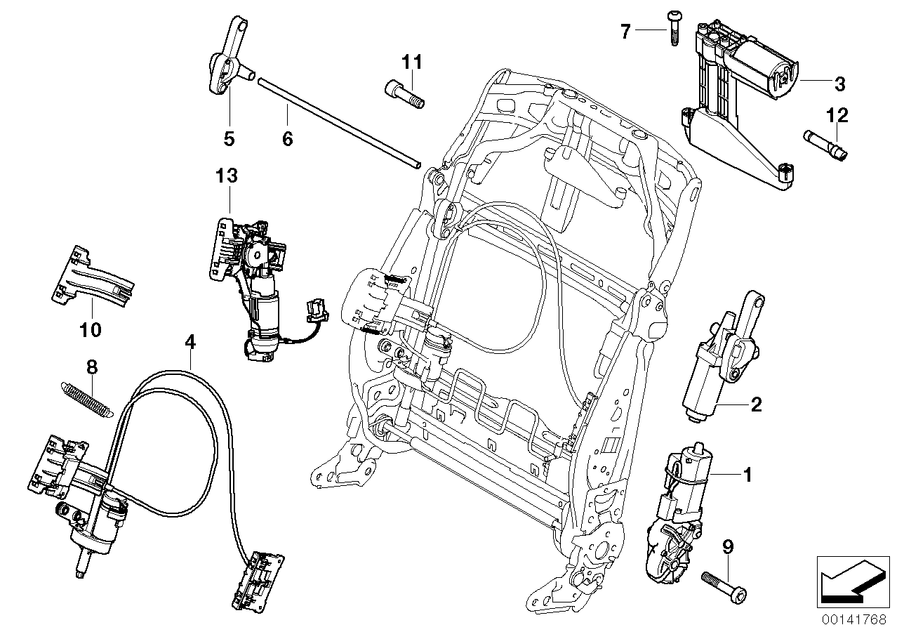 Genuine BMW 52107068049 E71 E70 RR1 Spring (Inc. 535d, Hybrid X6 & X5 3.0sd)