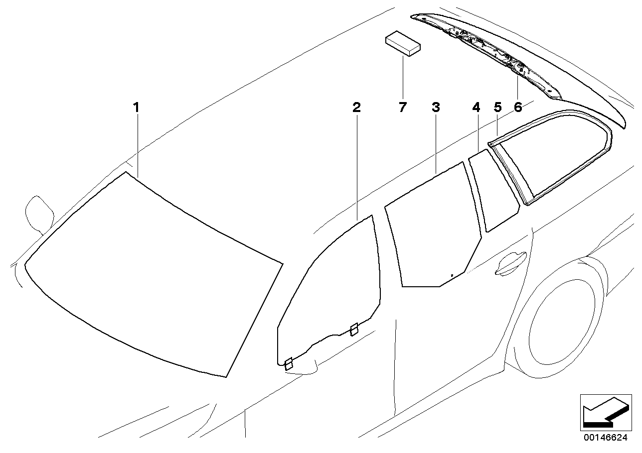 Genuine BMW 51377132154 E61 Hook&Loop Fastener 25X12X5.04 (Inc. M5, 550i & 525xi)