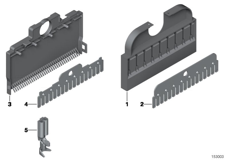 Genuine BMW 61131387144 F21 E91 Flat Contact, Fan Connector 1,5-2,5 mm? (Inc. Alpina B7L, 530d & X5 35i)