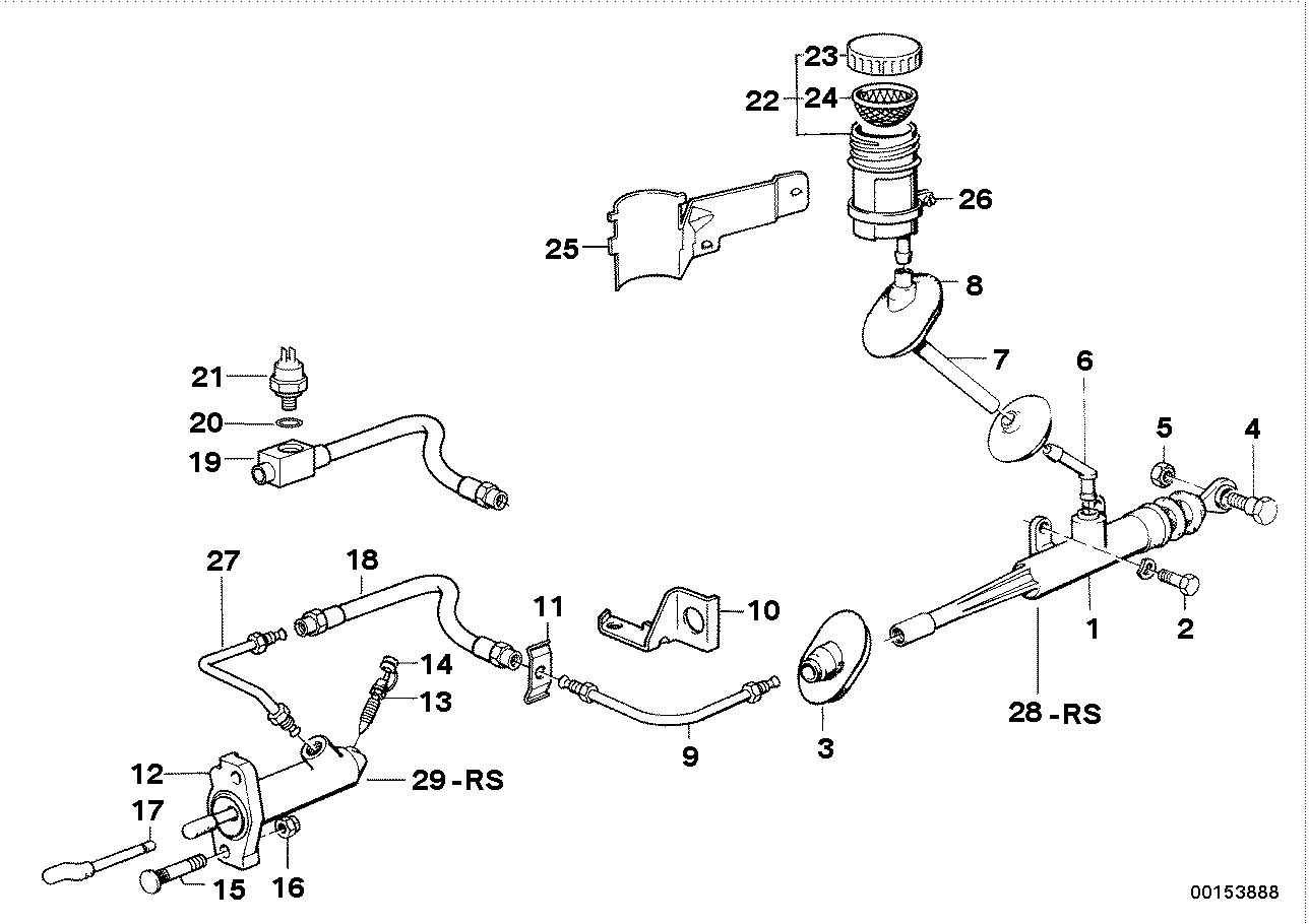 Genuine BMW 21522227238 E34 Pipe (Inc. M5)