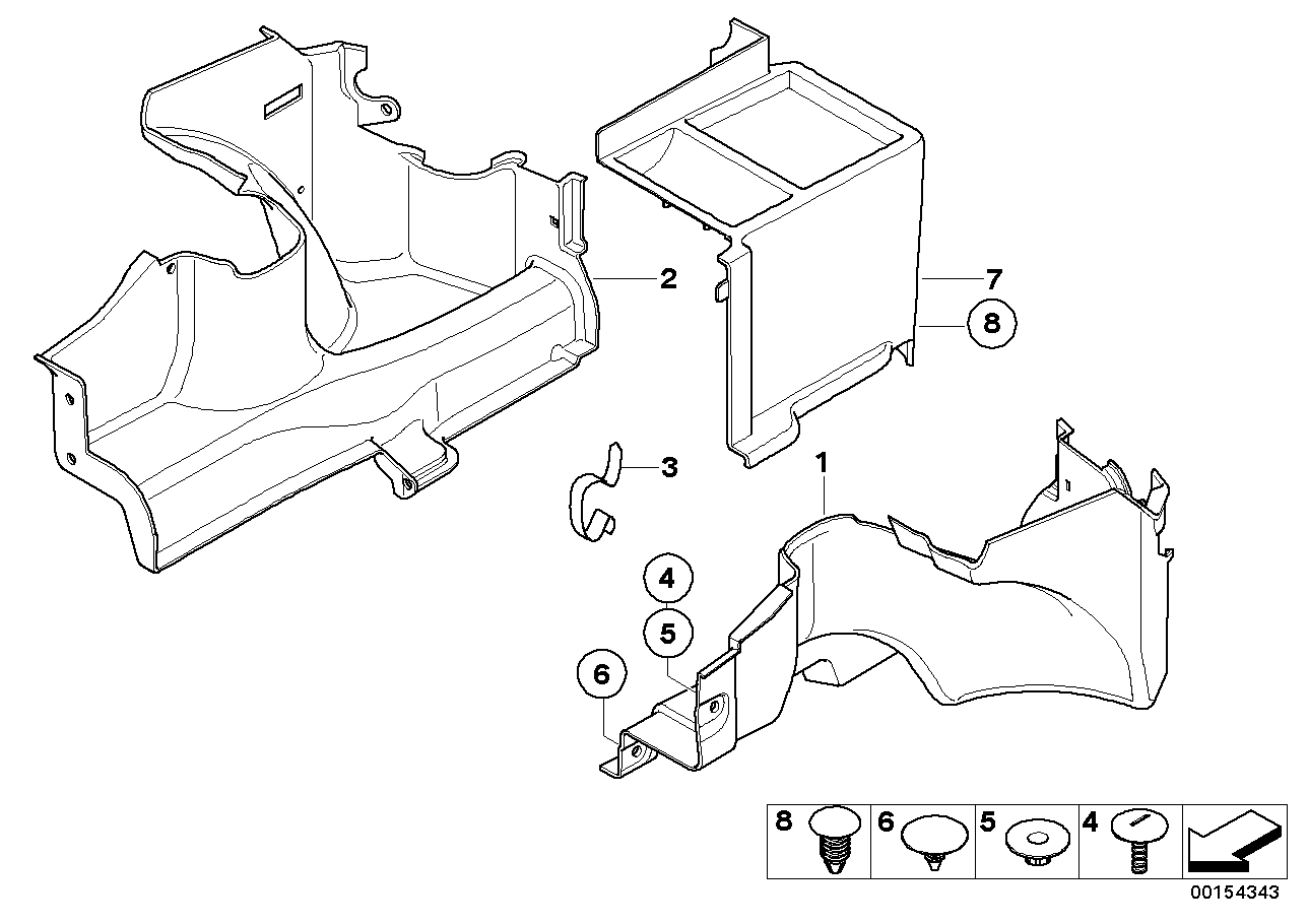 Genuine BMW 51478040193 E85 Cover For Battery Box (Inc. Z4 M3.2)